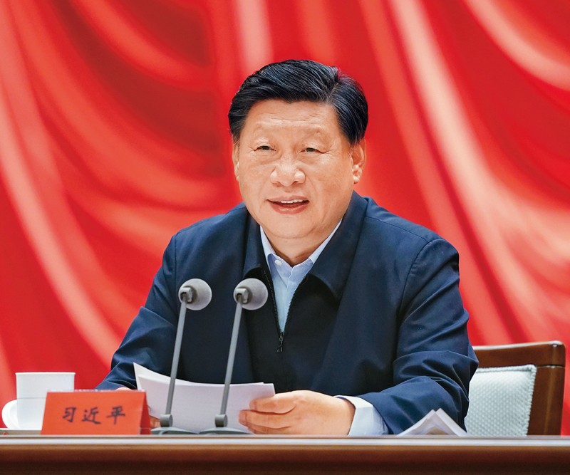 2021年9月1日,2021年秋季学期中央党校(国家行政麻豆av
)中青年干部培训班在中央党校开班。中共中央总书记、国家主席、中央军委主席习近平在开班式上发表重要讲话。 新华社记者 申宏/摄